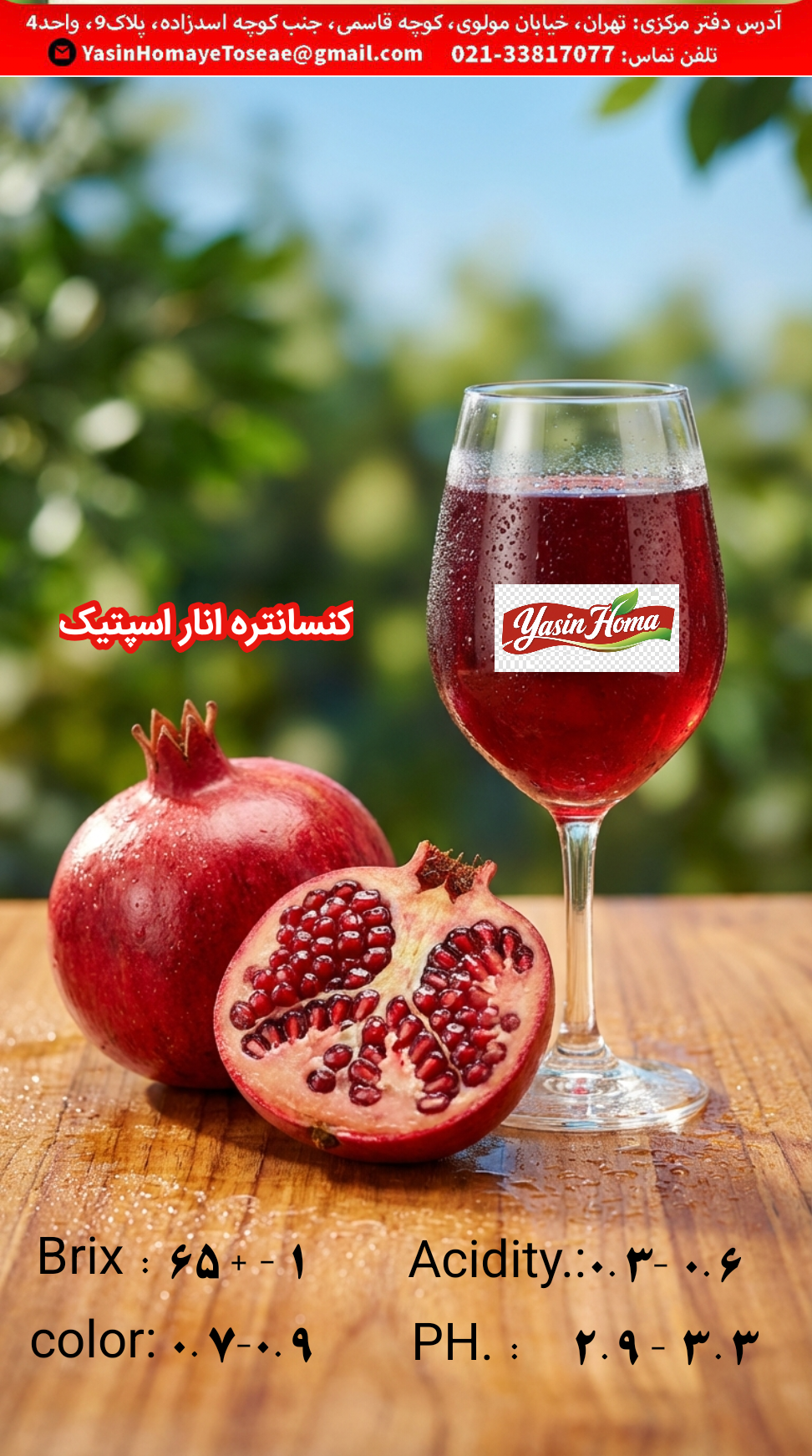 کنسانتره انار